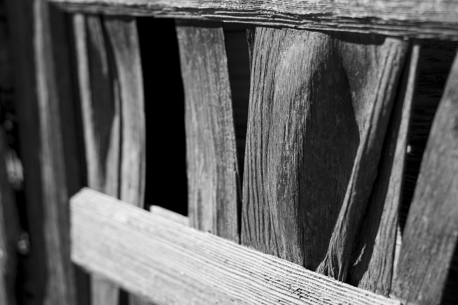 A wooden wall
